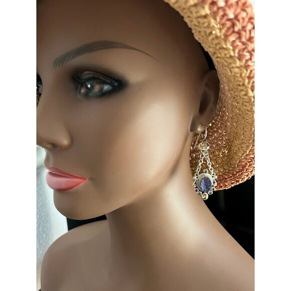 Nicky Butler 925 Multi Stone Druzy Earrings - Picture 8 of 8